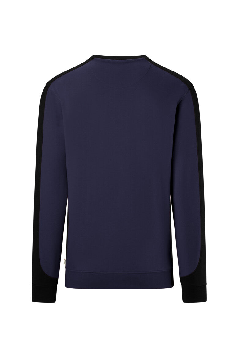HAKRO Sweatshirt Contrast MIKRALINAR® ECO - Tinte/schwarz - 3