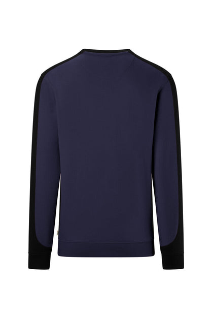 HAKRO Sweatshirt Contrast MIKRALINAR® ECO - Tinte/schwarz - 3