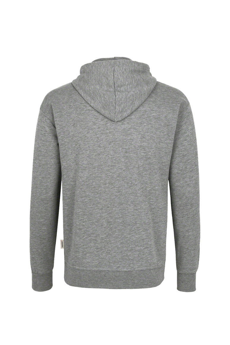 HAKRO Kapuzen-Sweatshirt Bio-Baumwolle - Grau meliert - 3