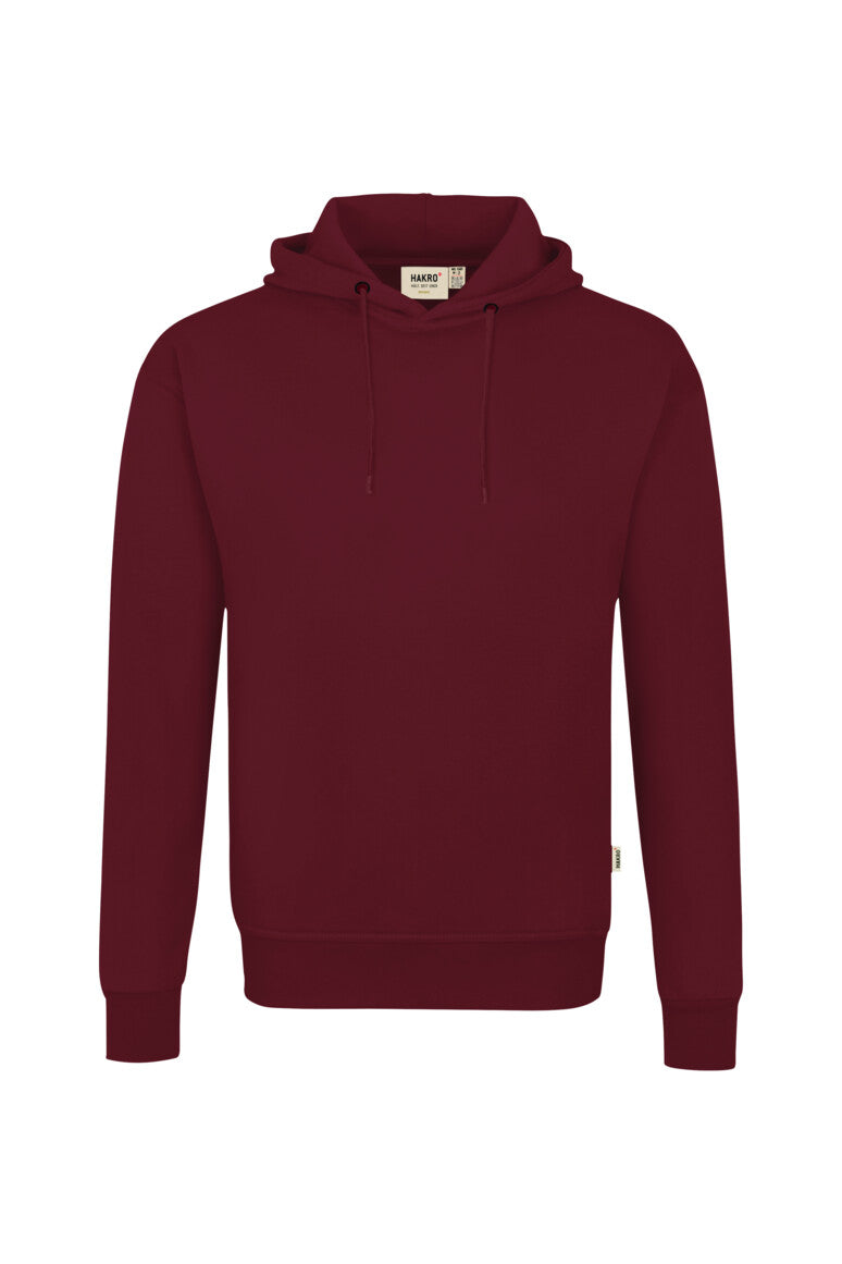HAKRO Kapuzen-Sweatshirt Bio-Baumwolle - Weinrot - 1