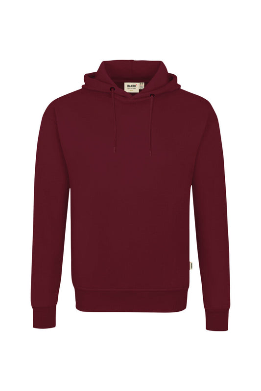 HAKRO Kapuzen-Sweatshirt Bio-Baumwolle - Weinrot - 1