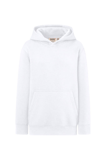 HAKRO Kinder Kapuzen-Sweatshirt Bio-Baumwolle - Weiß - 1