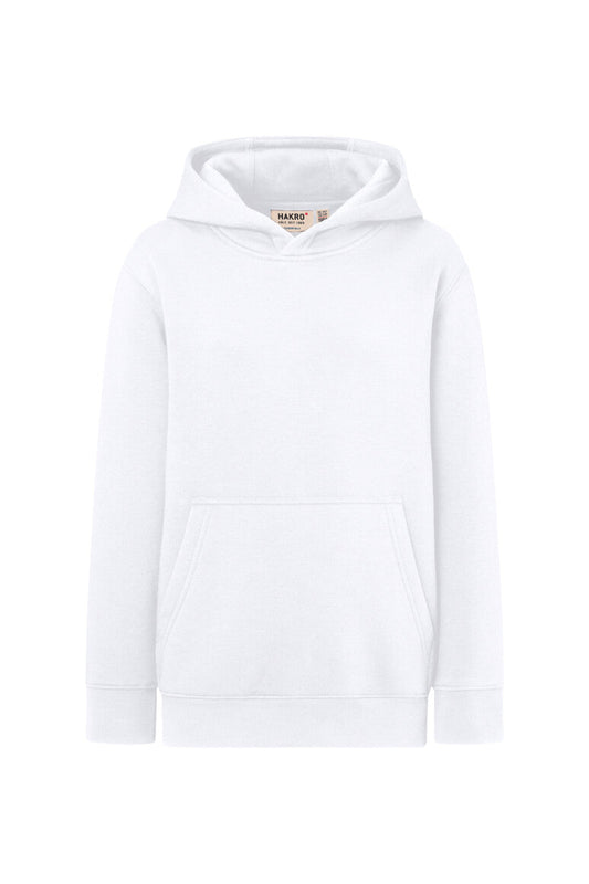 HAKRO Kinder Kapuzen-Sweatshirt Bio-Baumwolle - Weiß - 1