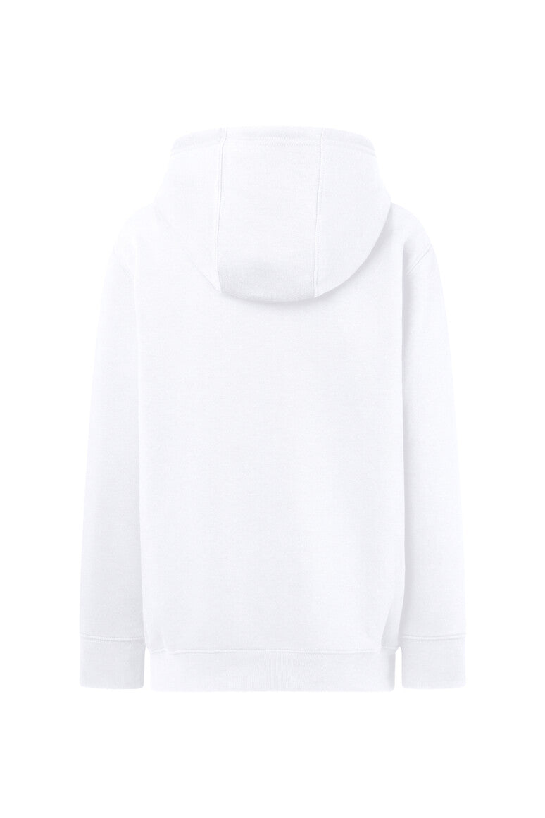 HAKRO Kinder Kapuzen-Sweatshirt Bio-Baumwolle - Weiß - 3