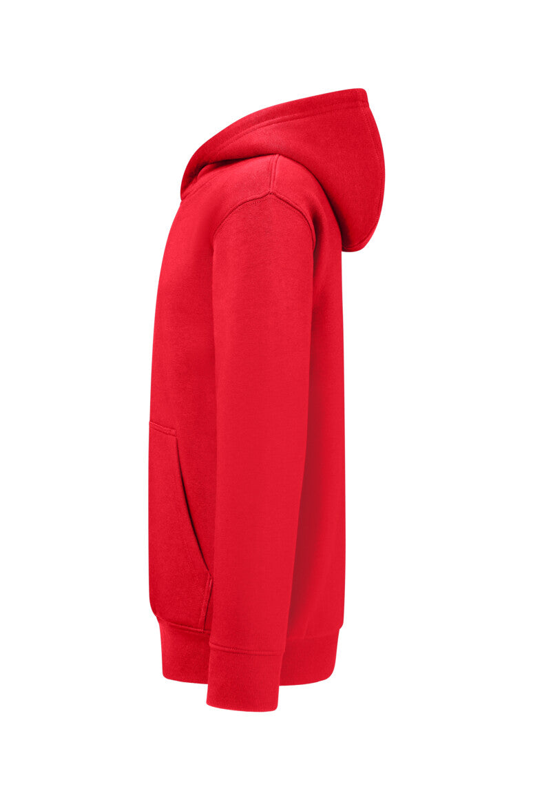 HAKRO Kinder Kapuzen-Sweatshirt Bio-Baumwolle - Rot - 2