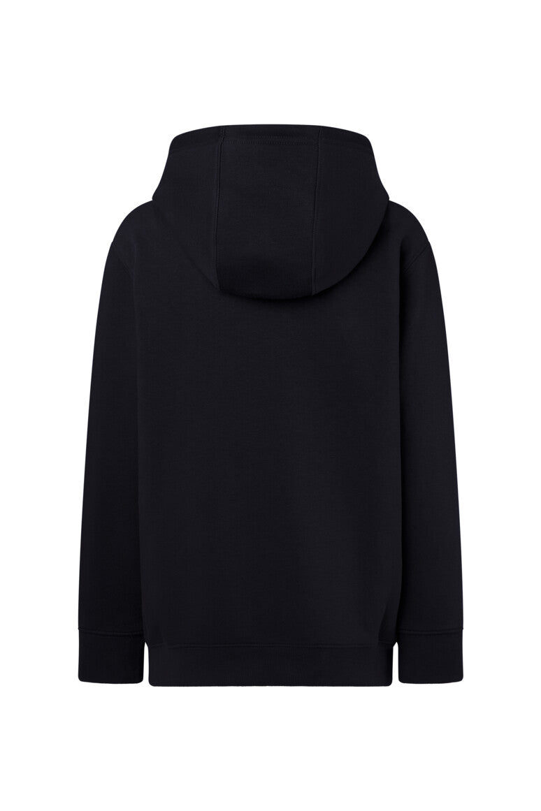 HAKRO Kinder Kapuzen-Sweatshirt Bio-Baumwolle - Schwarz - 3