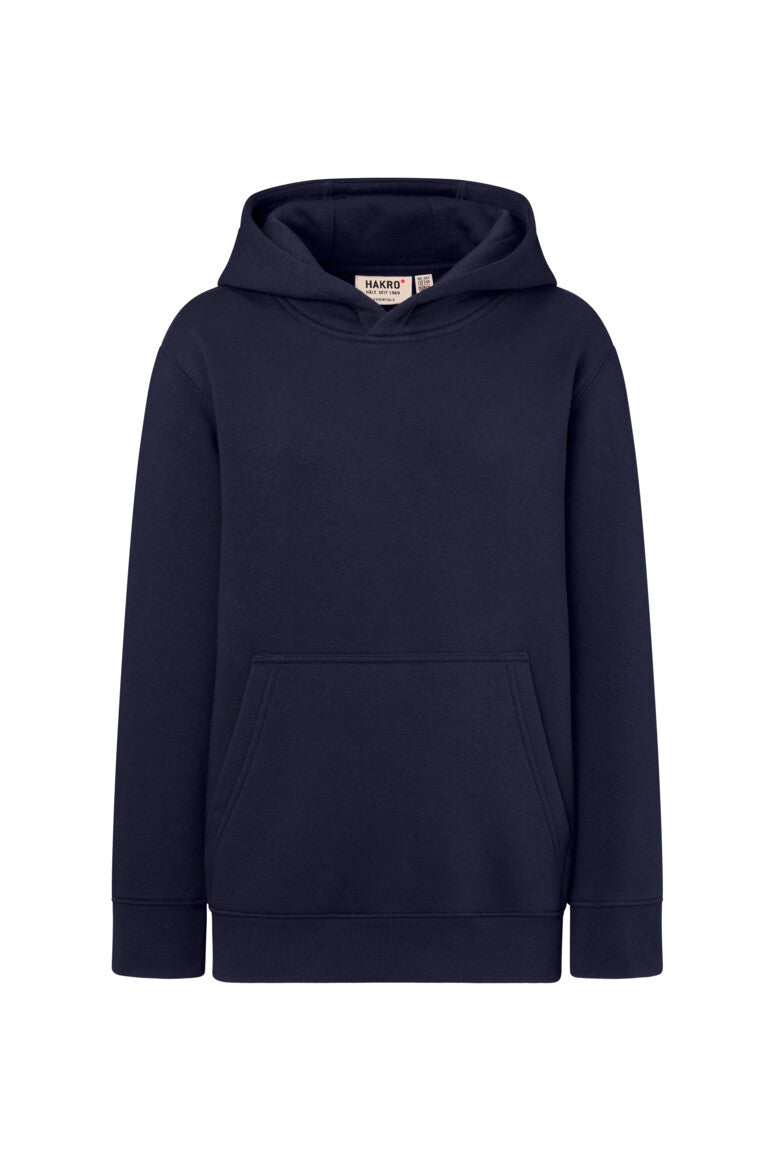 HAKRO Kinder Kapuzen-Sweatshirt Bio-Baumwolle - Tinte - 1