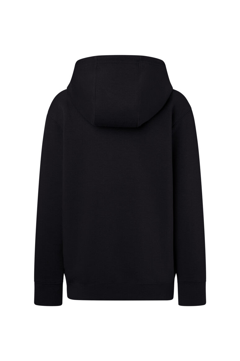 HAKRO Kinder Kapuzen-Sweatjacke Bio-Baumwolle - Schwarz - 3
