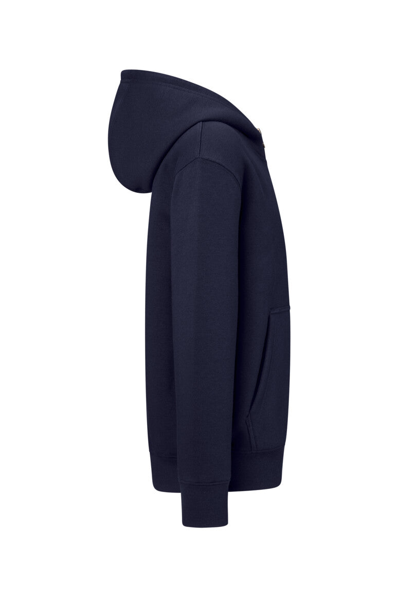 HAKRO Kinder Kapuzen-Sweatjacke Bio-Baumwolle - Tinte - 4