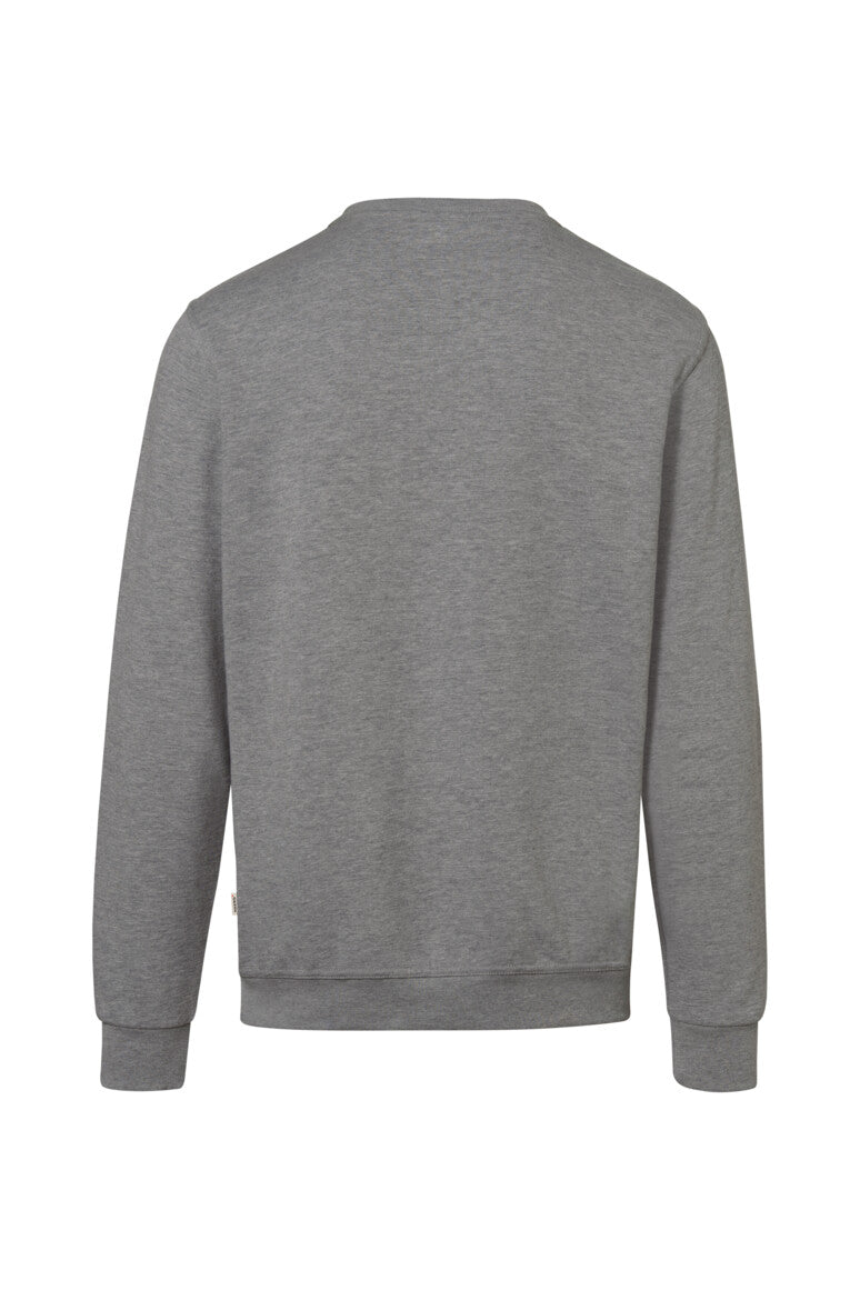 HAKRO Sweatshirt Bio-Baumwolle - Grau meliert - 3