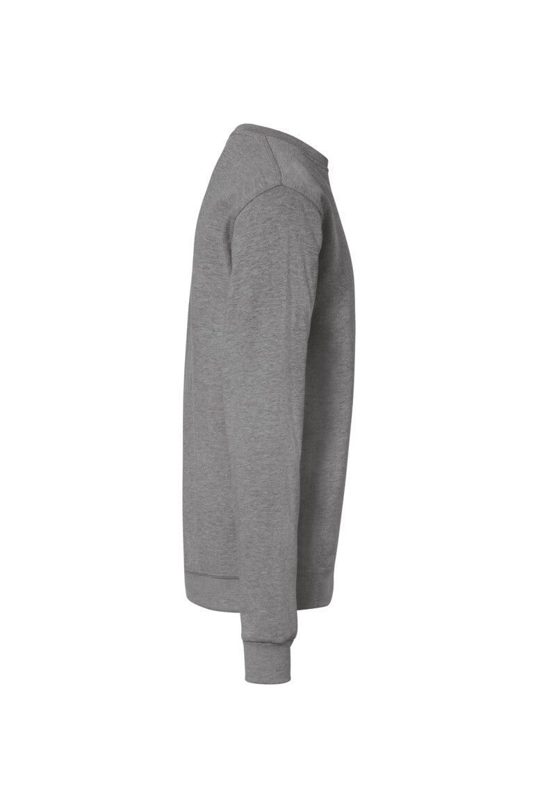 HAKRO Sweatshirt Bio-Baumwolle - Grau meliert - 4