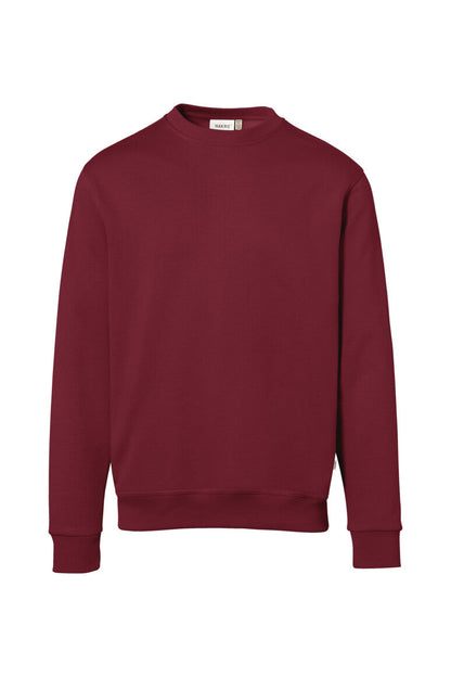 HAKRO Sweatshirt Bio-Baumwolle - Weinrot - 1