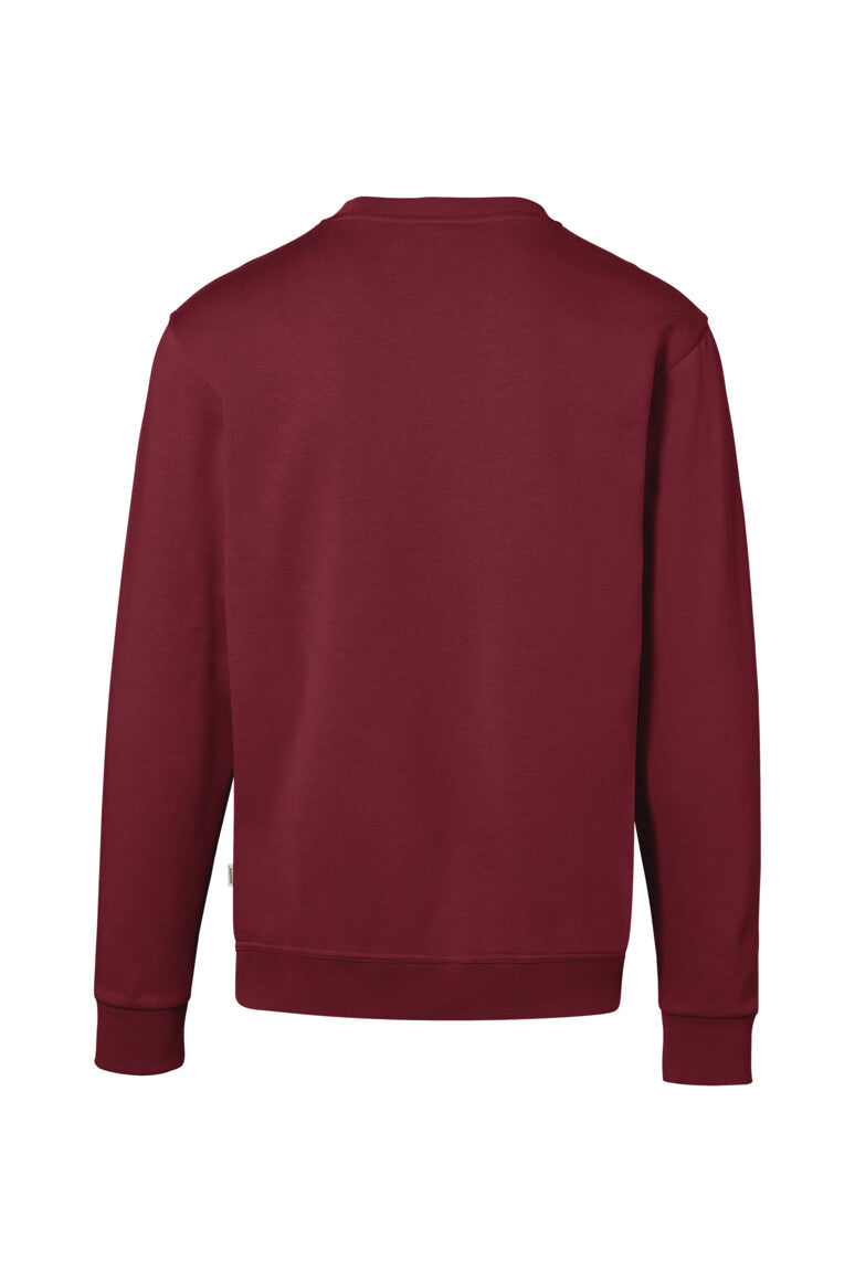 HAKRO Sweatshirt Bio-Baumwolle - Weinrot - 3