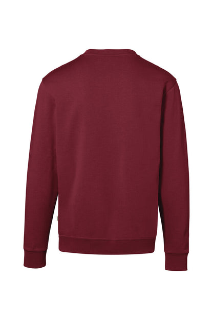 HAKRO Sweatshirt Bio-Baumwolle - Weinrot - 3