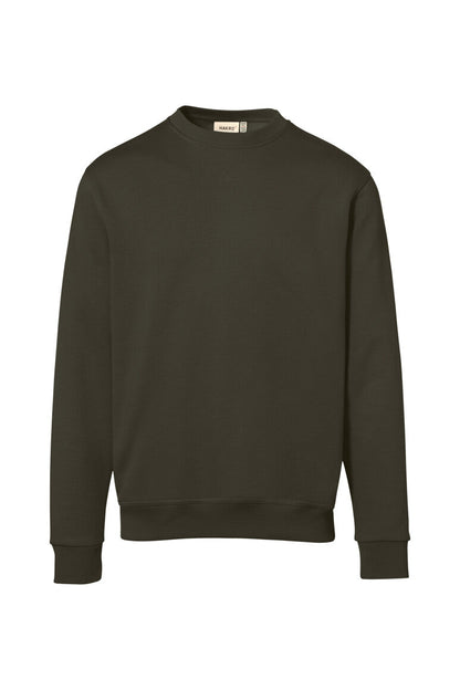 HAKRO Sweatshirt Bio-Baumwolle - Olive - 1