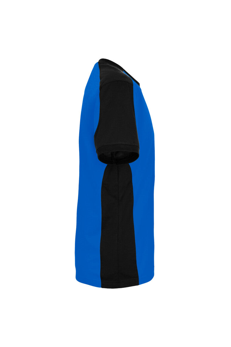 HAKRO T-Shirt Contrast MIKRALINAR® ECO - Royalblau/schwarz - 4