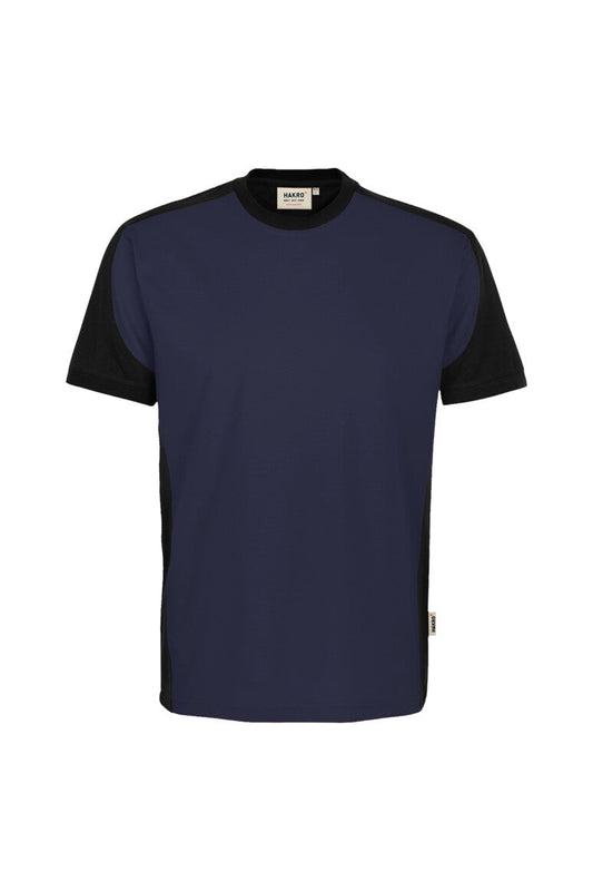 HAKRO T-Shirt Contrast MIKRALINAR® ECO - Tinte/schwarz - 1