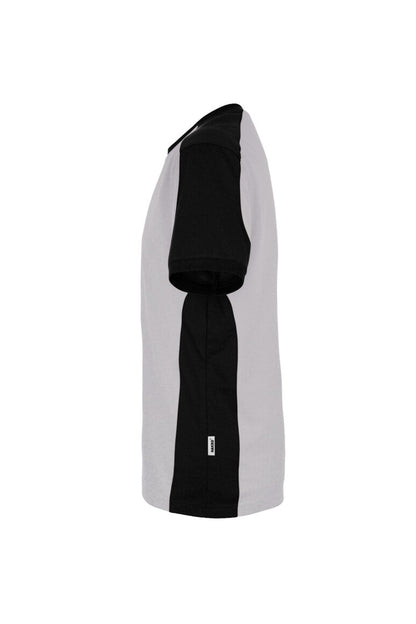 HAKRO T-Shirt Contrast MIKRALINAR® ECO - Titan/schwarz - 2
