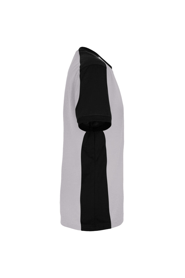 HAKRO T-Shirt Contrast MIKRALINAR® ECO - Titan/schwarz - 4