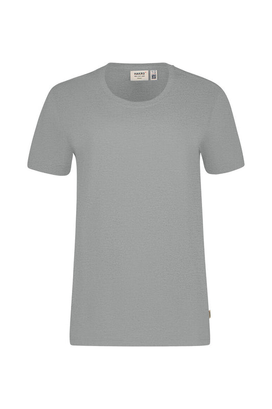 HAKRO T-Shirt Bio-Baumwolle - Grau meliert - 1