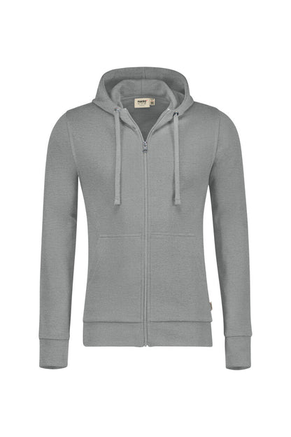 HAKRO Kapuzen-Sweatjacke Premium - Grau meliert - 1