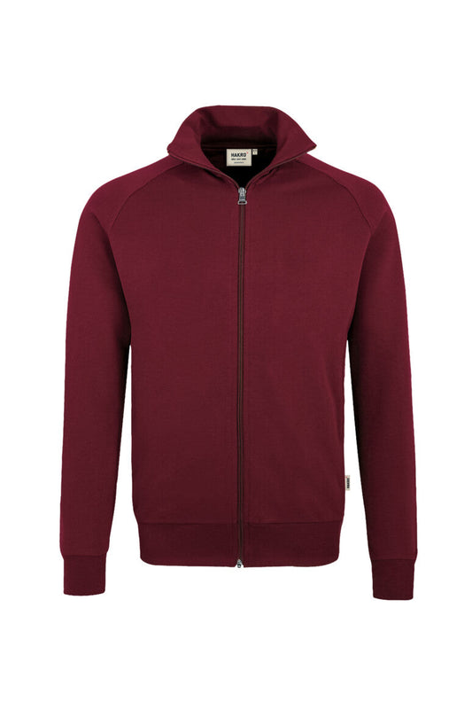 HAKRO Sweatjacke Premium - Weinrot - 1