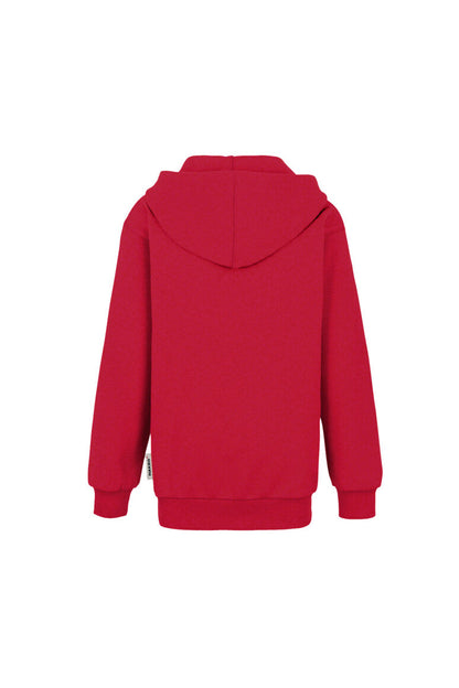 HAKRO Kinder Kapuzen-Sweatjacke Premium - Rot - 3