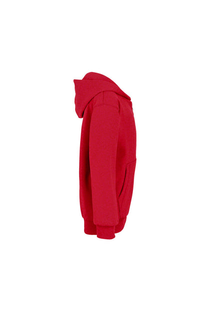 HAKRO Kinder Kapuzen-Sweatjacke Premium - Rot - 4
