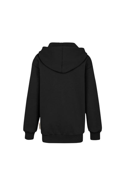 HAKRO Kinder Kapuzen-Sweatjacke Premium - Schwarz - 3