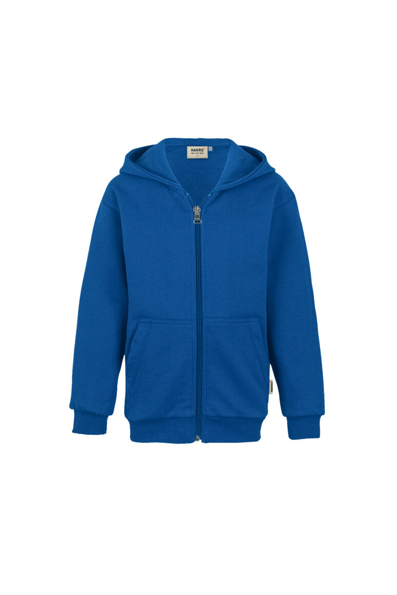 HAKRO Kinder Kapuzen-Sweatjacke Premium - Royalblau - 1