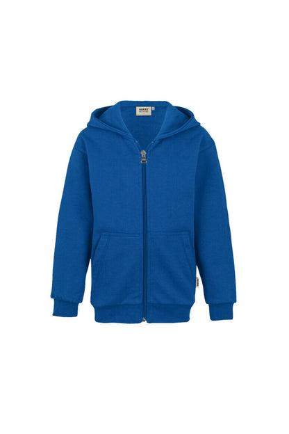 HAKRO Kinder Kapuzen-Sweatjacke Premium - Royalblau - 1