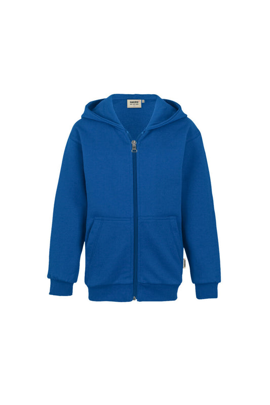 HAKRO Kinder Kapuzen-Sweatjacke Premium - Royalblau - 1