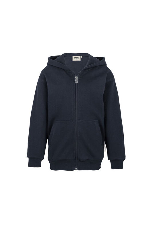 HAKRO Kinder Kapuzen-Sweatjacke Premium - Tinte - 1