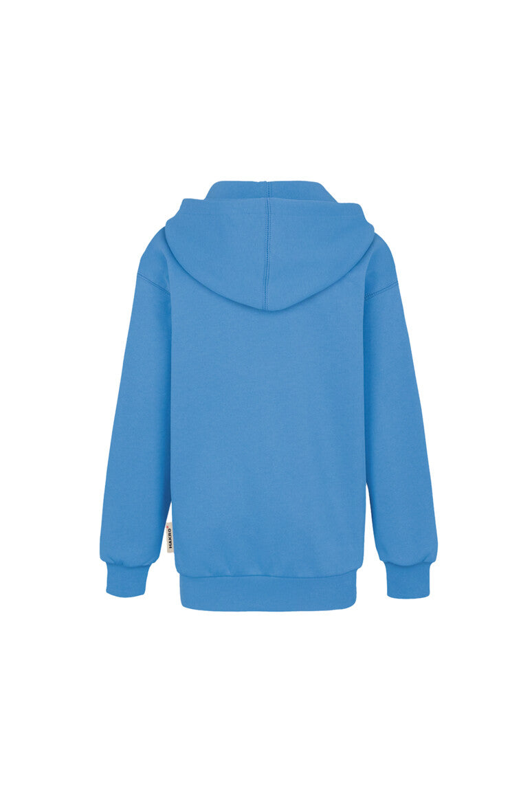 HAKRO Kinder Kapuzen-Sweatjacke Premium - Malibublau - 3