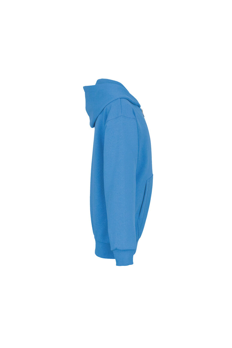 HAKRO Kinder Kapuzen-Sweatjacke Premium - Malibublau - 4