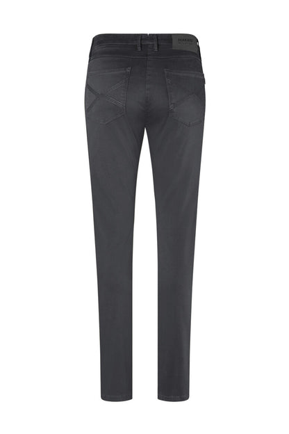 HAKRO Damen Chinohose X-Stretch - Karbongrau - 3