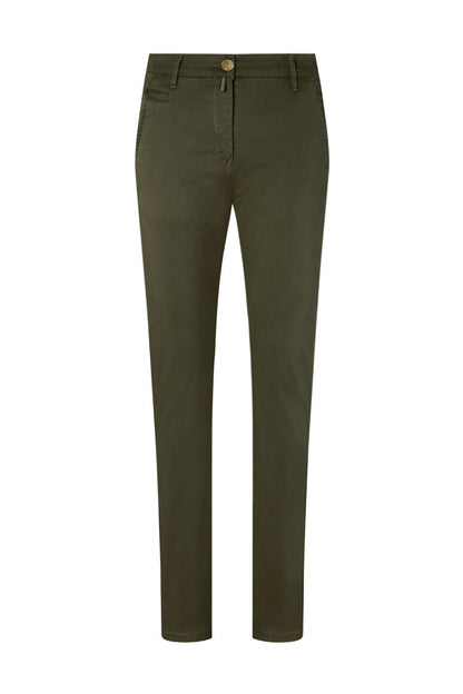 HAKRO Damen Chinohose X-Stretch - Olive - 1