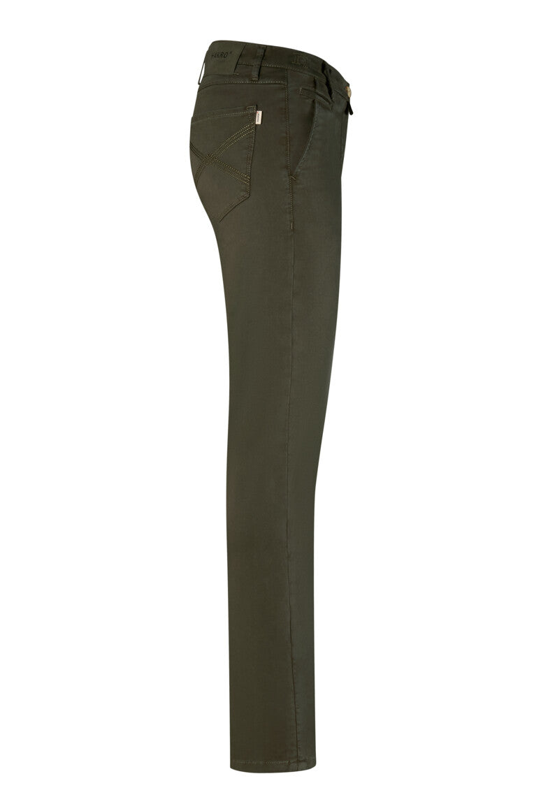 HAKRO Damen Chinohose X-Stretch - Olive - 4