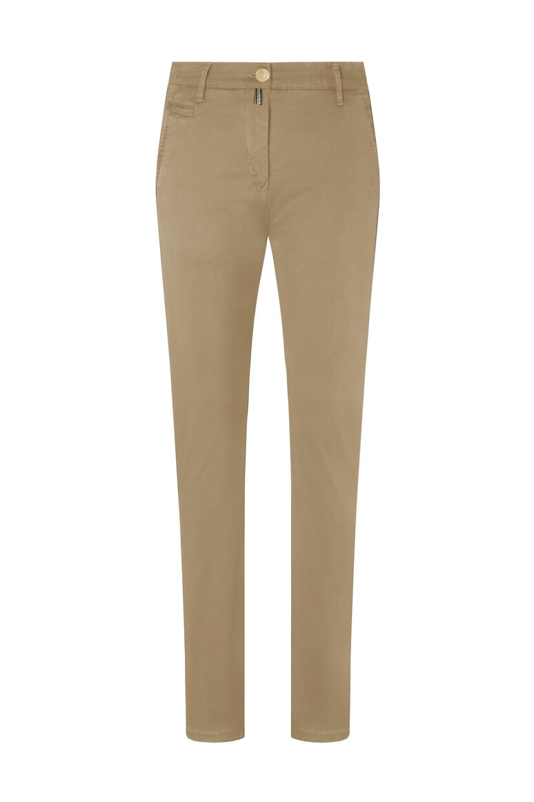 HAKRO Damen Chinohose X-Stretch - Khaki - 1