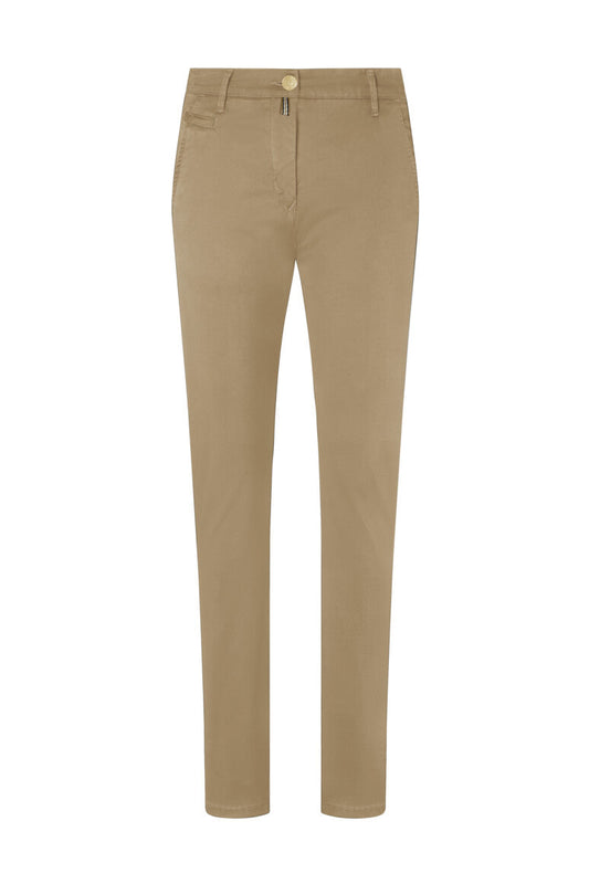 HAKRO Damen Chinohose X-Stretch - Khaki - 1