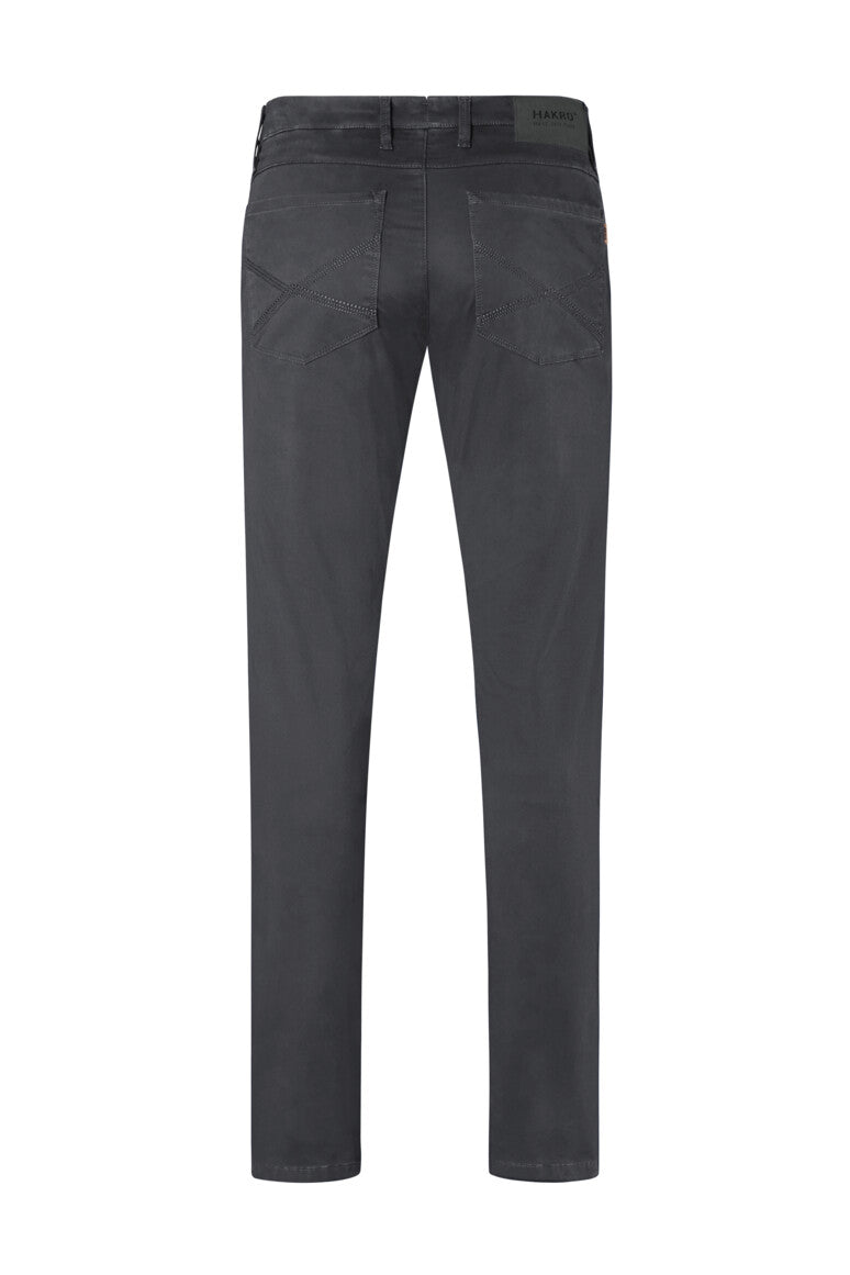 HAKRO Chinohose X-Stretch - Karbongrau - 3