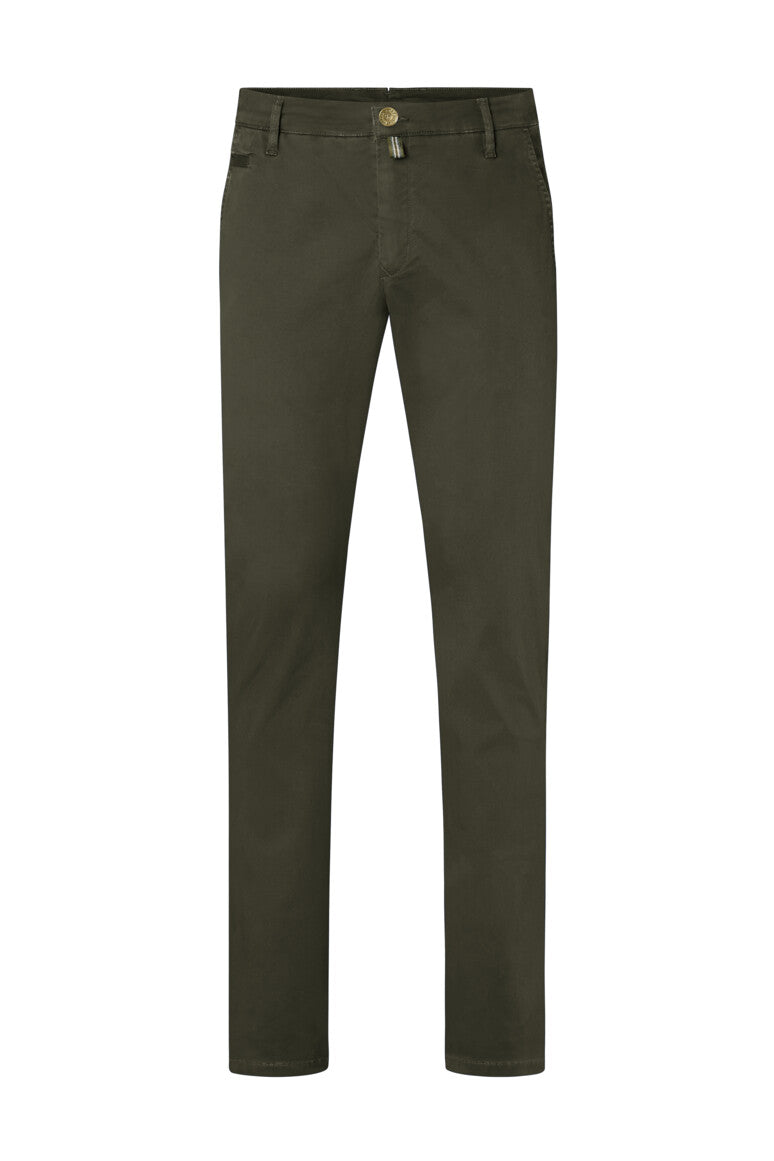 HAKRO Chinohose X-Stretch - Olive - 1