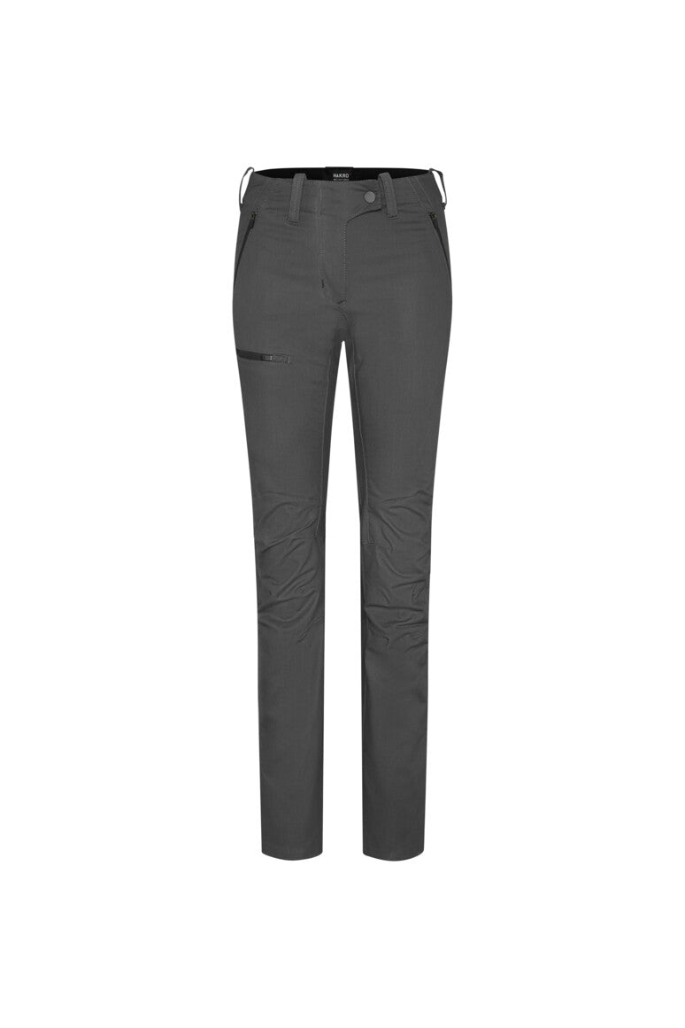 HAKRO Damen Performancehose ECO - Karbongrau - 1