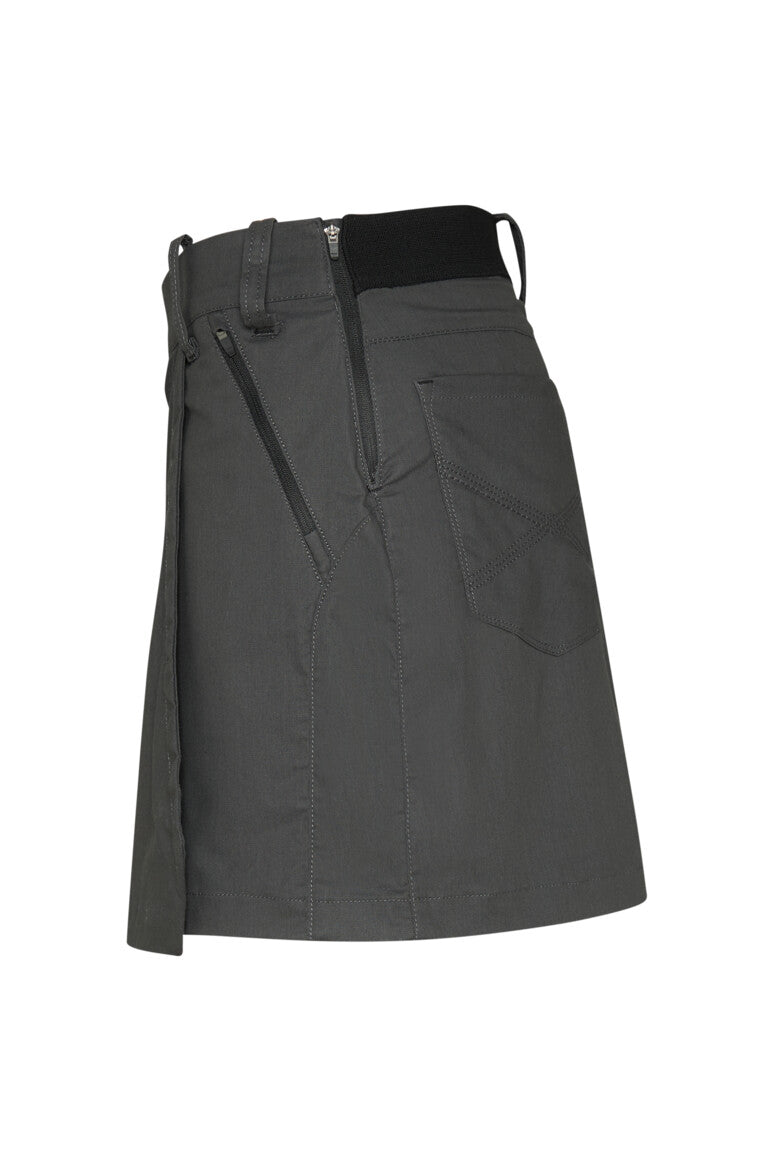 HAKRO Damen Performanceskort ECO - Karbongrau - 2