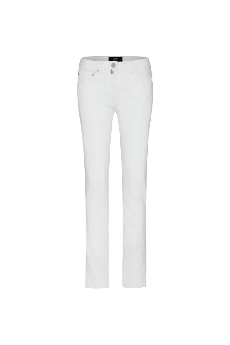 HAKRO Damen 5-Pocket-Jeanshose X-Stretch ECO - Weiß - 1