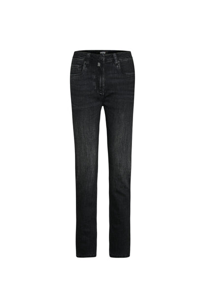 HAKRO Damen 5-Pocket-Jeanshose X-Stretch ECO - Schwarz - 1