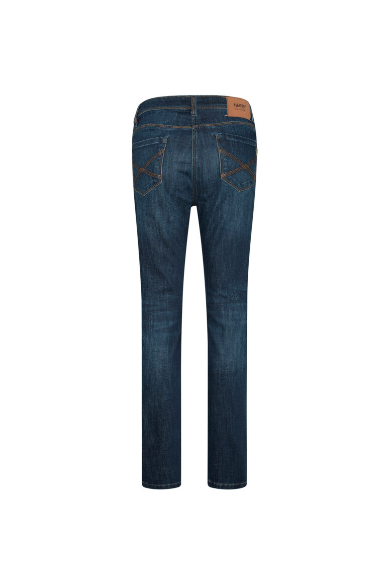 HAKRO Damen 5-Pocket-Jeanshose X-Stretch ECO - Indigo - 4