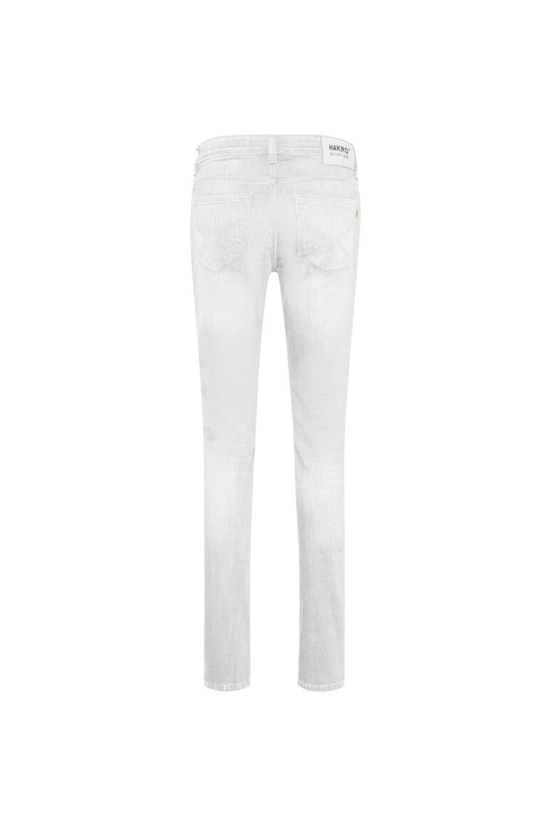HAKRO 5-Pocket-Jeanshose X-Stretch ECO - Weiß - 4