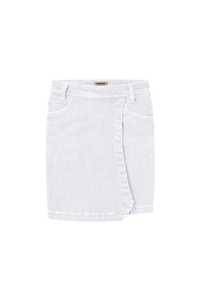 HAKRO Damen 5-Pocket-Jeansskort X-Stretch ECO - Weiß - 1