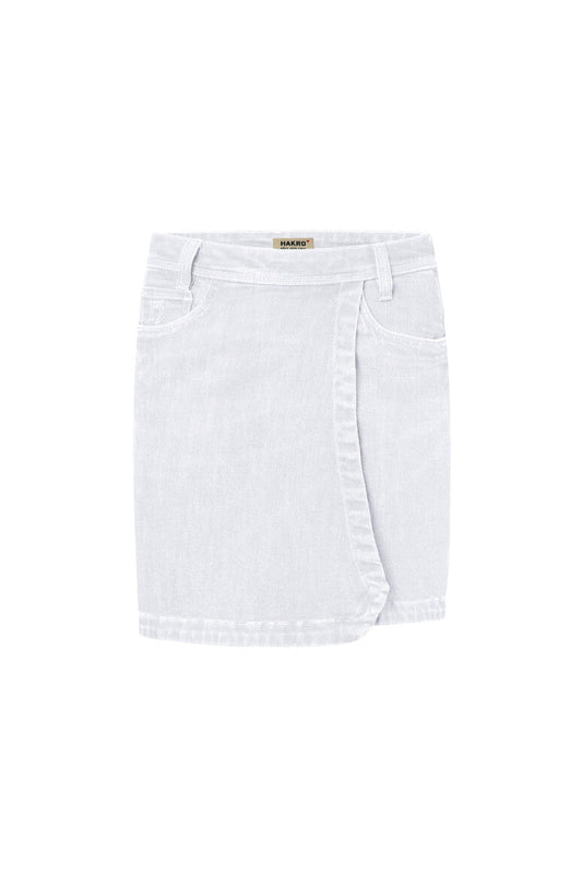 HAKRO Damen 5-Pocket-Jeansskort X-Stretch ECO - Weiß - 1